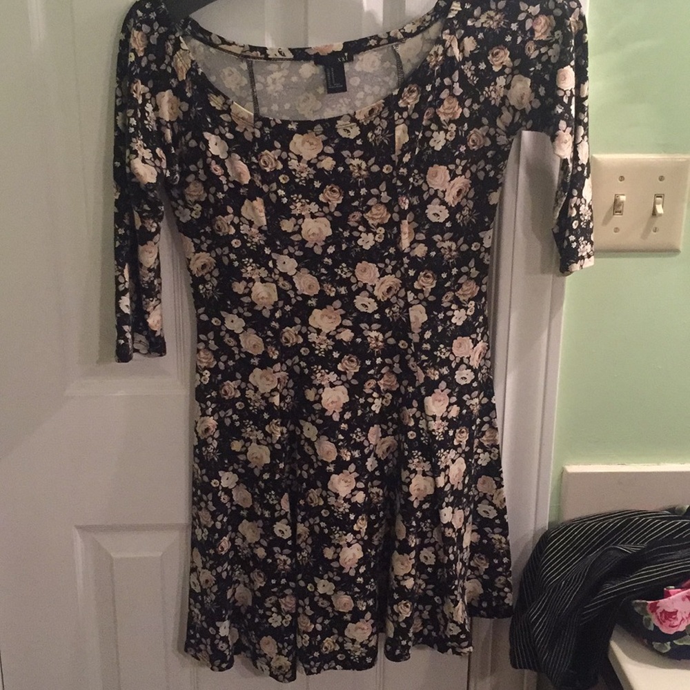 Floral swing dress